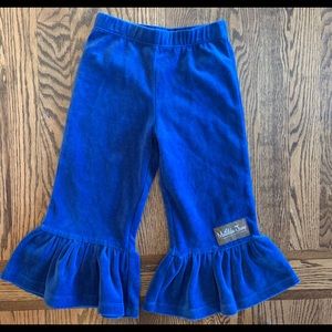 Matilda Jane velvet ruffle pants